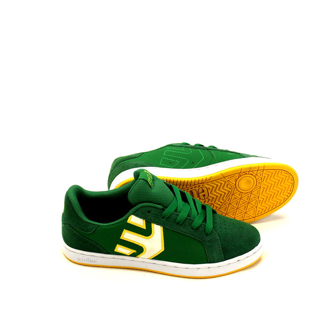 Etnies Boys Athletic Shoes Green Yellow