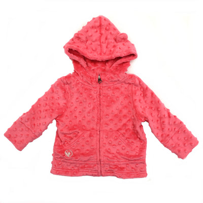 Limeapple Baby Minky Jacket Coral