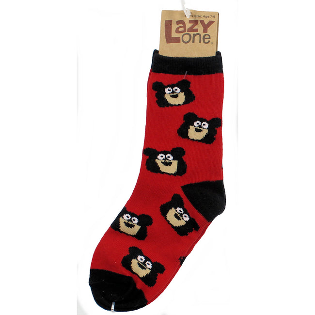 Lazy One Kids Bear Bum Socks