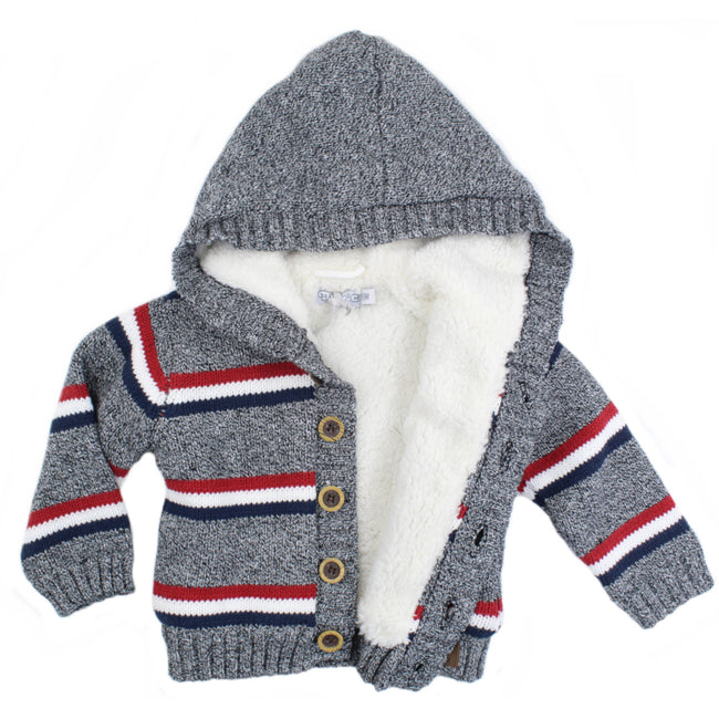 Dirkje Infant Boy Pile Lined Sweater