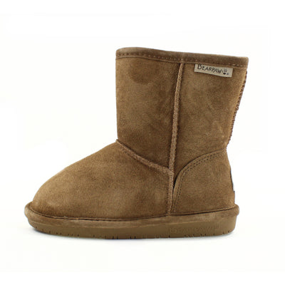 Bearpaw Little Girl Suede Winter Snow Boot Hickory