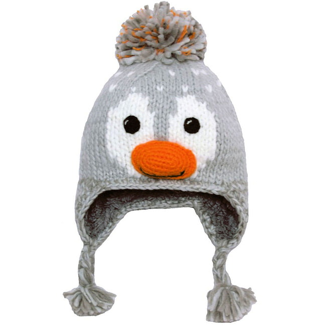 Calikids Girls Animal Face Lined Winter Toque