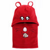 Funny Face Winter Toque Neckwarmer Red