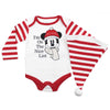 Disney Infant Santa Christmas Bodysuit with Hat