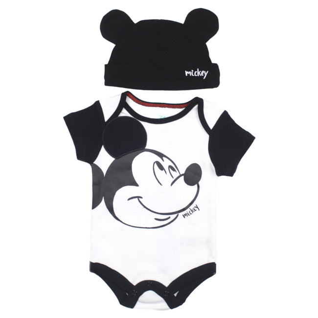 Disney Infant Mickey Mouse Bodysuit with Hat