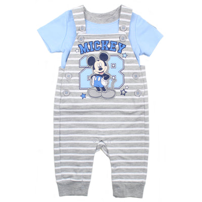 DISNEY Baby Boy Mickey Overall & Shirt Front