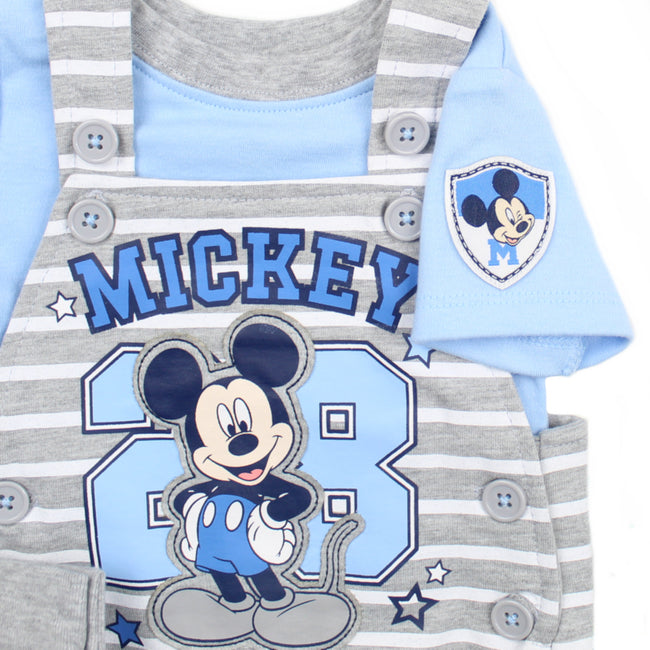 DISNEY Baby Boy Mickey Overall & Shirt Graphic
