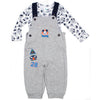 DISNEY Baby Mickey Bodysuit Overall Set Front