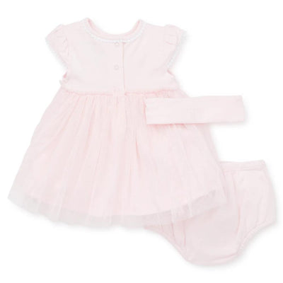 LITTLE ME Baby Girl Pink Tulle Dress
