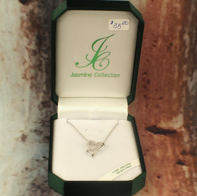 Jasmine Double Heart Necklace