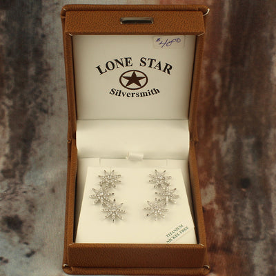 LONE STAR SILVERSMITH Starburst Earring Set