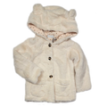 MID Baby Girl Soft Fuzzy Hooded Jacket