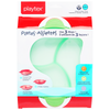 Playtex Baby BPA-Free 3-In-1 Plate, Includes Plate & Plate Cover Green or Pink