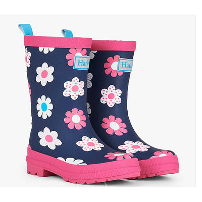 HATLEY Little Girl Spring Flowers Rubber Rain Boot