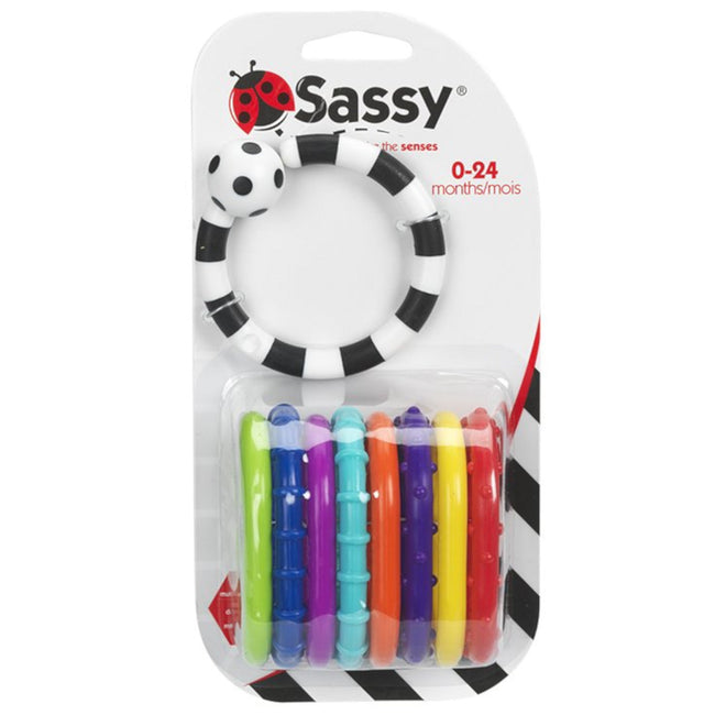 SASSY Baby Sensory Toy Ring O' Links
