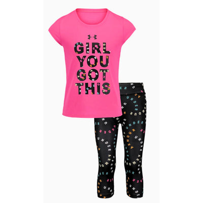 Under Armour Little Girl You Got This Leggings Set