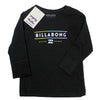 BILLABONG Dual Logo Baby Boy Black Long Sleeve Tee