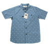 Billabong Boys Button Down Blue Shirt