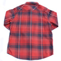 BILLABONG Big Boy Coastline Flannel Stretch Shirt Red