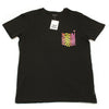 Billabong Kids Boys Black Tee Shirt Bright Pocket