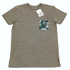 BILLABONG KIDS Big Boy Team Pocket Grey Short Sleeve T-Shirt