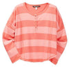 BILLABONG Big Girl Orange Waffle Long Sleeve Tee