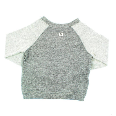 BILLABONG Little Girl "Pokerface" Grey Contrast Sweatshirt