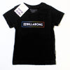 BILLABONG Wave Logo Baby Boy Black Short Sleeve Tee