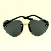 Girls Fashion Sunglasses Rimless Heart