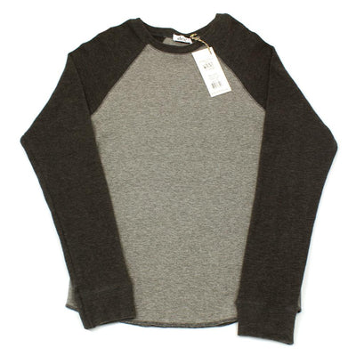 DEX KIDS Big Boy Black/Grey Raglan Sleeve Sweatshirt