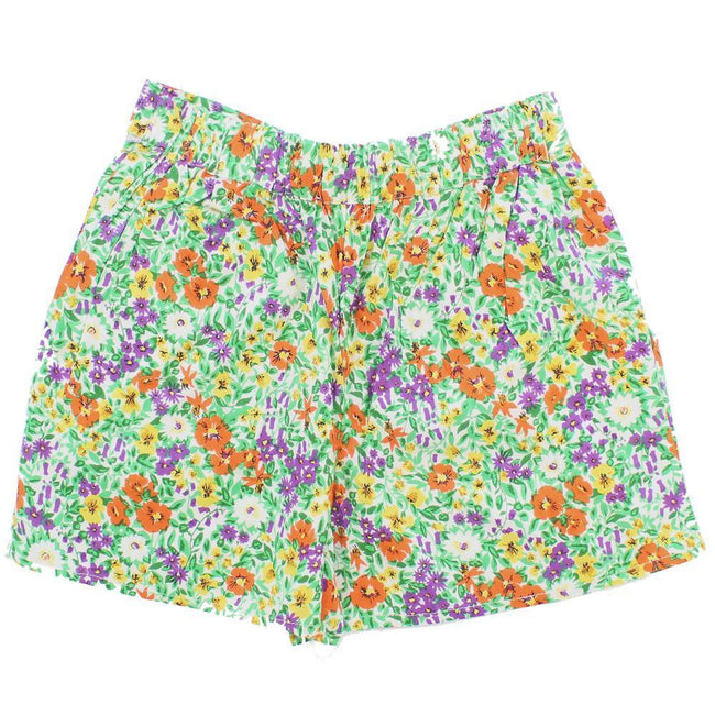 DEX KIDS Big Girl Floral Print Shorts Back