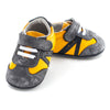 Jack & Lily Baby Boy Moccasin Shoes Mustard Yellow Grey