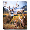 Great Northern Wild Collection Deer Sherpa Throw