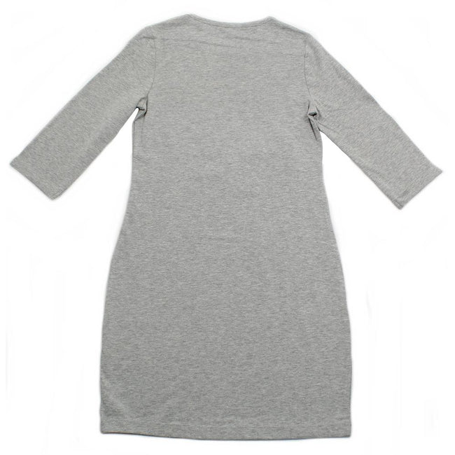 GUESS KIDSWEAR Preteen Girl Embellished Grey Tee Shirt Dress Back