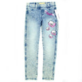 GUESS KIDSWEAR Little Girl Stretch Pull On Flowered Jeans