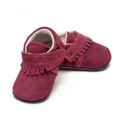JACK & LILY Baby Girl or Boy Suede Moccasin - "Inez"