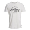 JACK & JONES Smoky Short Sleeve T-Shirt "Nothing Goes Right"