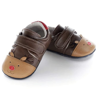 JACK & LILY Baby Animal Face Shoes "Rudy"