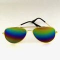 Pilot Style Aviator Sunglasses Multicolor