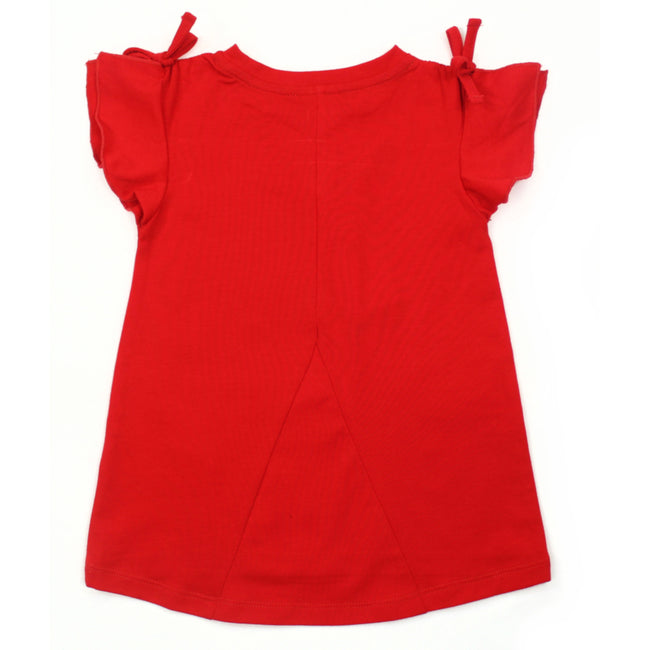 MID Baby Girl Red Tunic Top Back