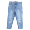mid baby girl denim jeans front