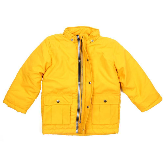 NAME IT Little Boys Golden Orange Winter Jacket Without Hood