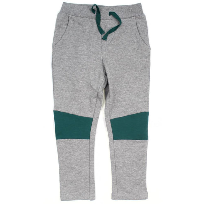 NAME IT Little Girls or Boys Grey (with Green) Sweat Pants