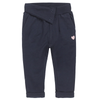 DIRKJE Little Girl Navy with Pink Glitter Heart Trousers