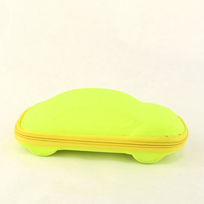 Neon Yellow Zipper Glasses  Car Case