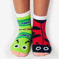 Mismatch Socks Ladybug & Caterpillar
