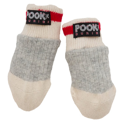 Pookie Dukie - Infant Red Thumbless Mitts