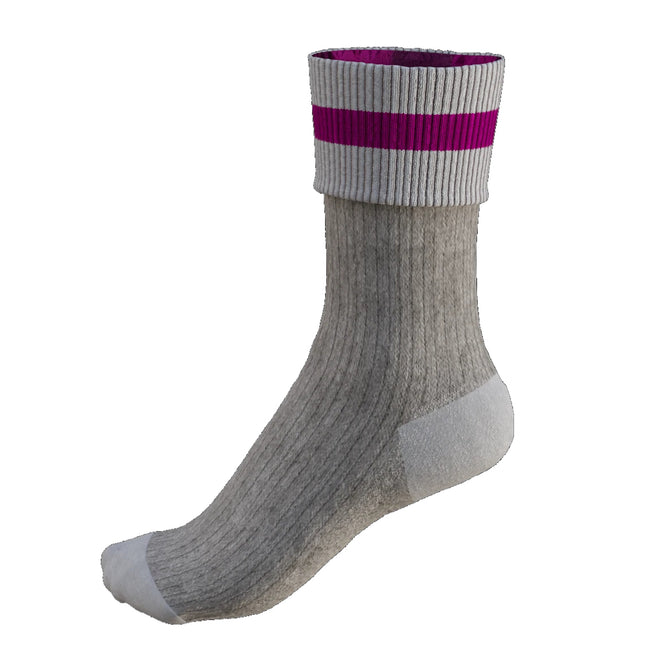 POOK Super Sock Red and Pink Stripe