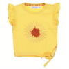 DIRKJE Little Girl Gold Chest Burst Tee